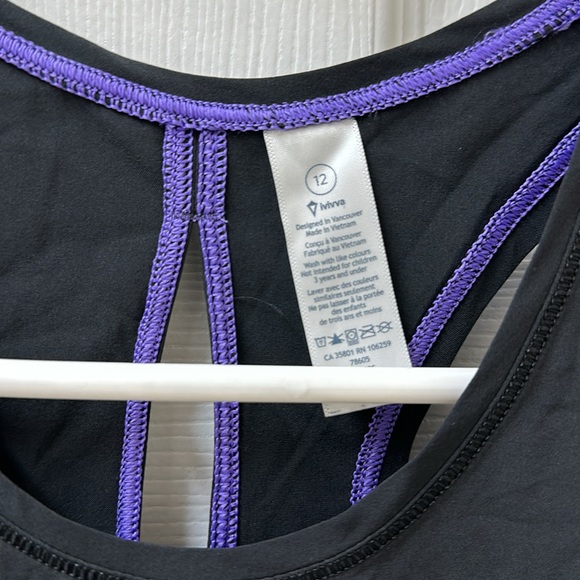 Ivivva Sun Sprinter Singlet *Black - Picture 14 of 15